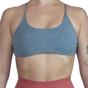 Aurola backless strappy earth sports bra
